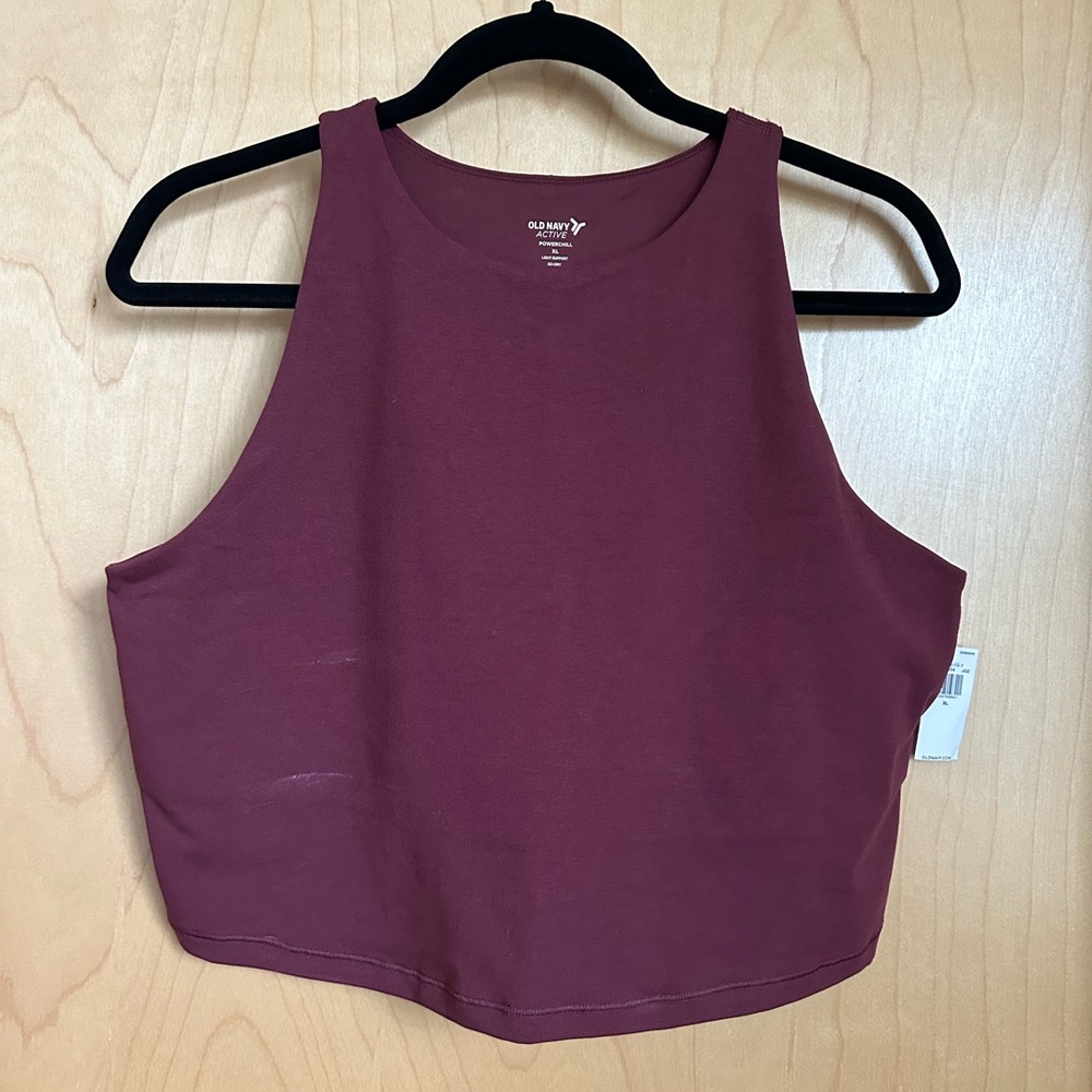 Purple Longline Old Navy Powerchill Sports Bra Size XL